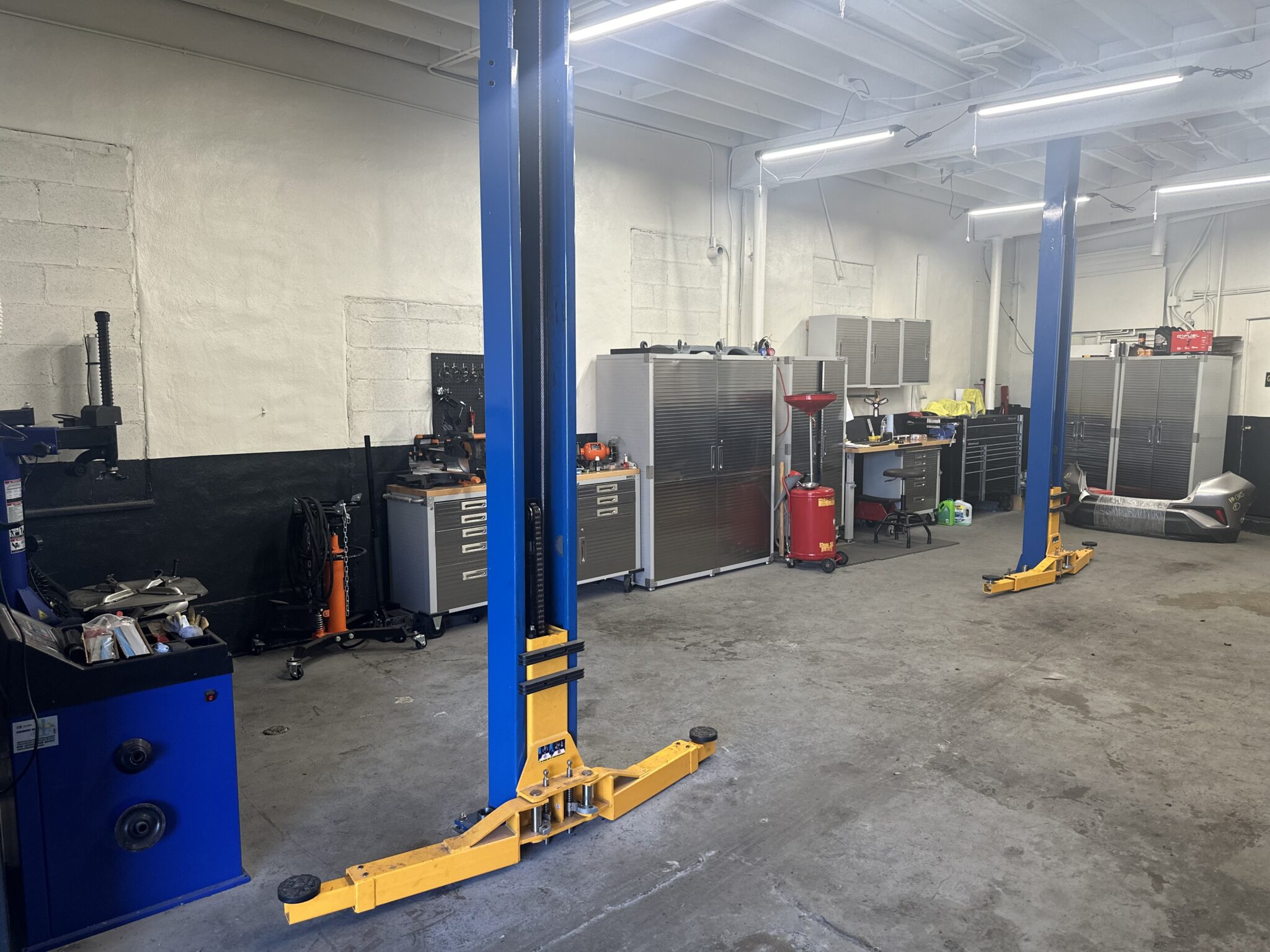 Garage bay at Target Auto Repair